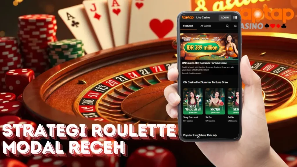Taptap Casino - Strategi Roulette modal receh